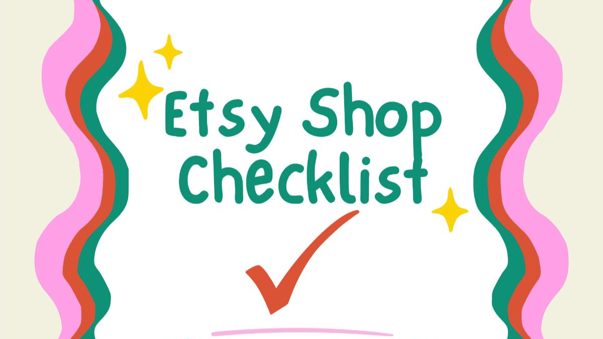 FREE Etsy Shop Checklist