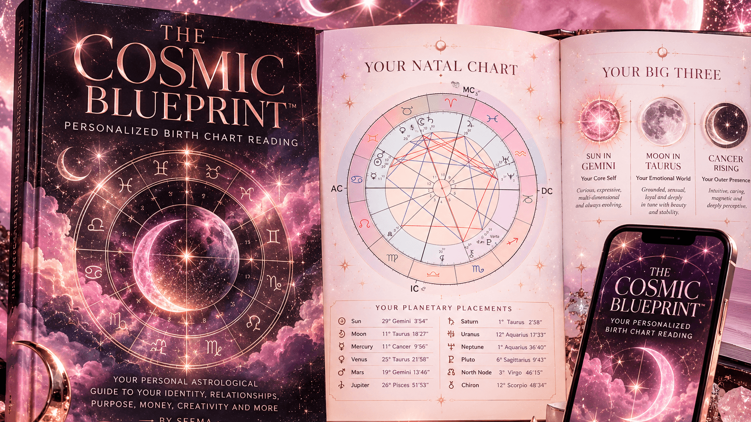 THE COSMIC BLUEPRINT™ | Personalized Birth Chart