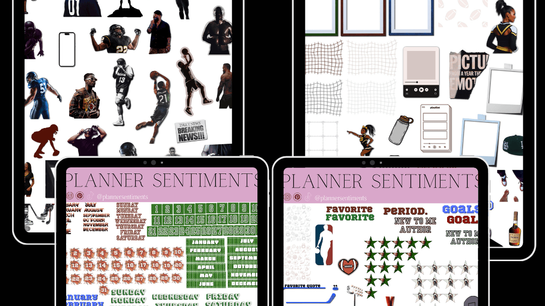 Get Your Sports Romance Bookish Digital Stickers 