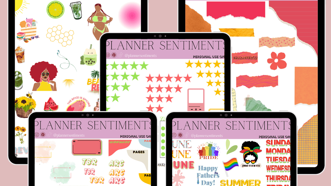 Get Your June Bookish Digital Stickers Now!