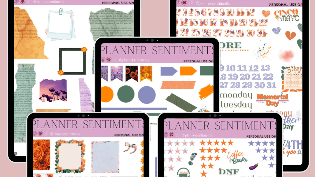 Get Your May Bookish Digital Stickers Now!