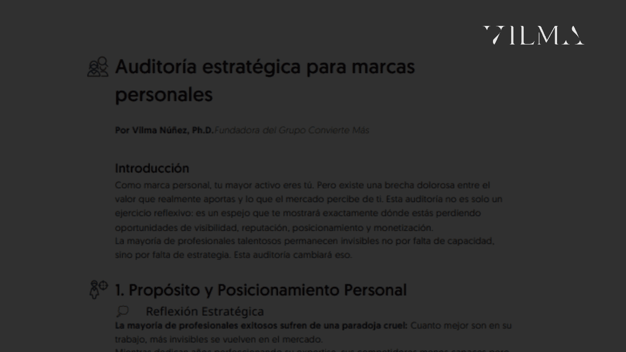 GRATIS |Auditoría estratégica de marcas personales