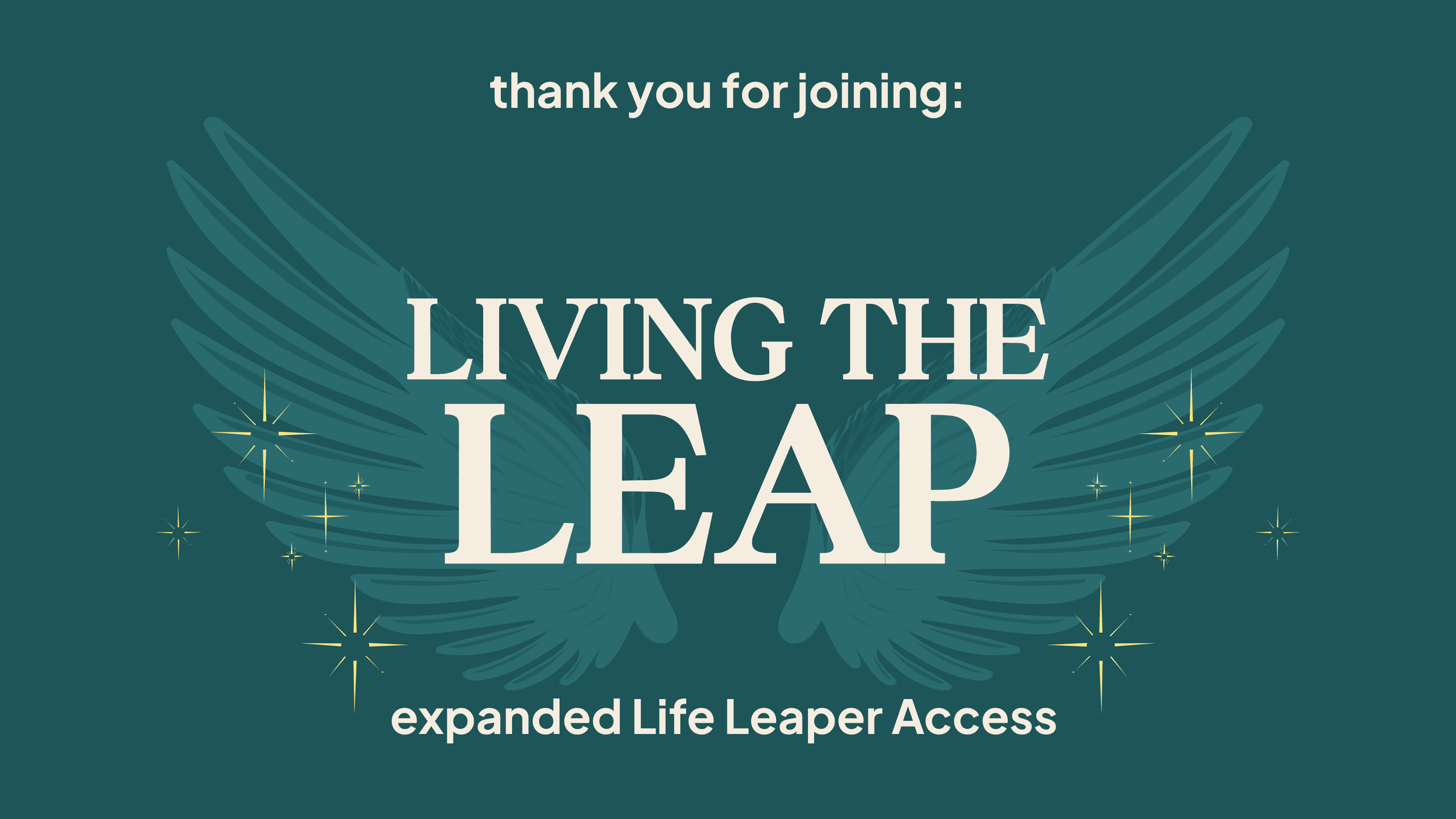 Life Leaper Access: Expanded (One month payment)