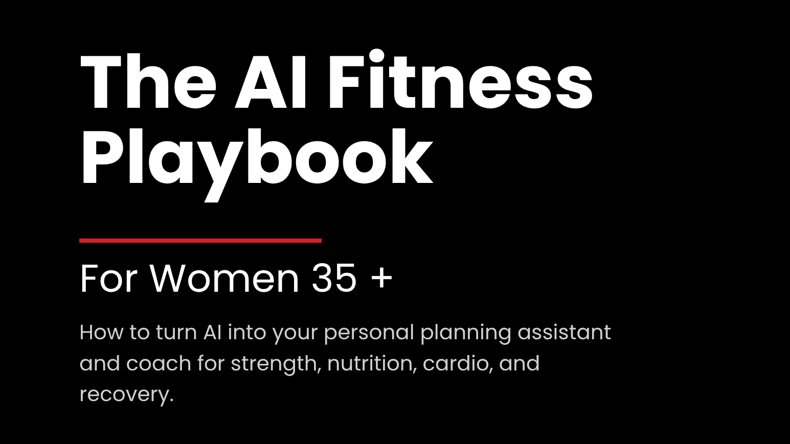 The Made4 Ai Playbook for Women 35+