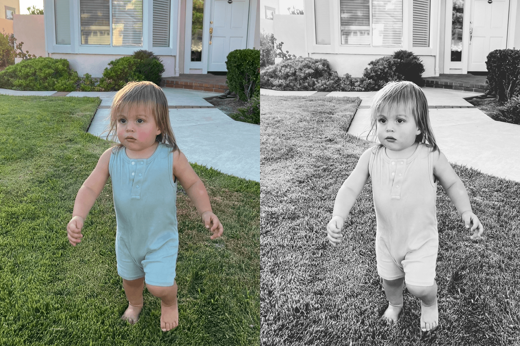 Create timeless B&W phone images with one click!