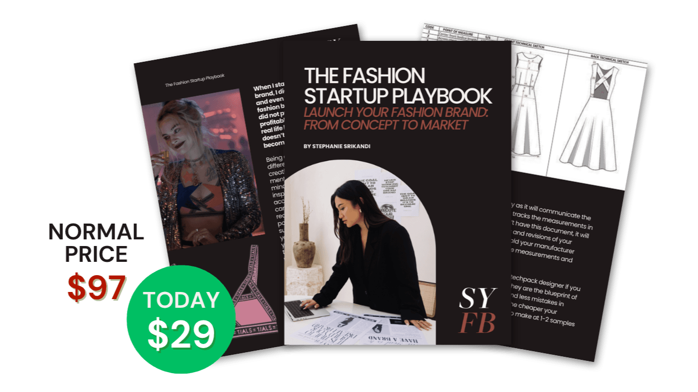 Fashion Start Up Playbook (for new brands)