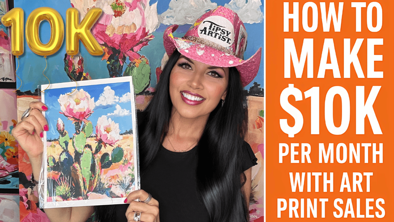 How to Make $10K/Month Selling Art Prints Course
