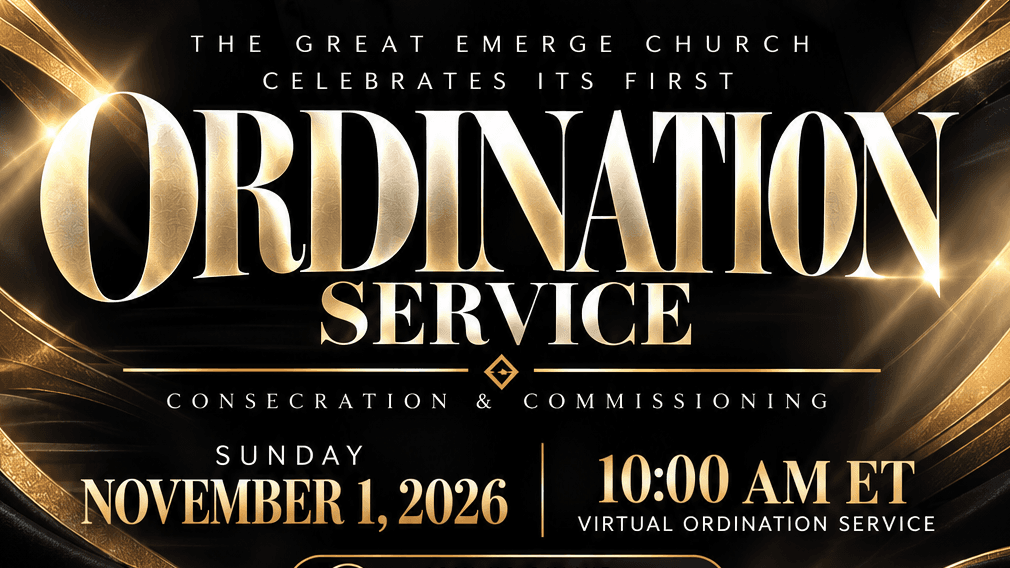 The Great Emerge Church Ordination
