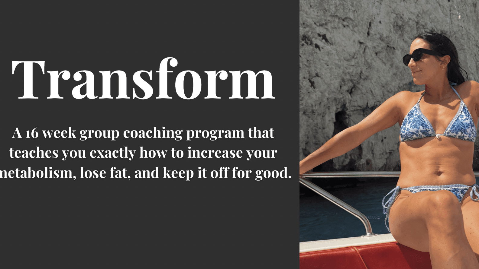 TRANSFORM YOUR BODY AND LIFE- lindsay