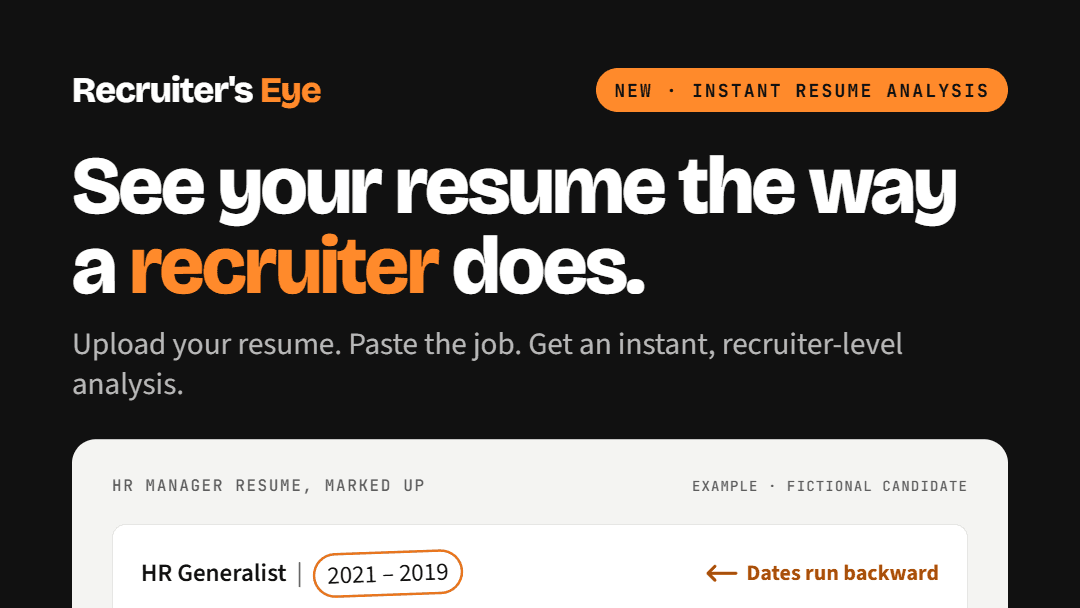 Instant Resume Analysis-New Release!!