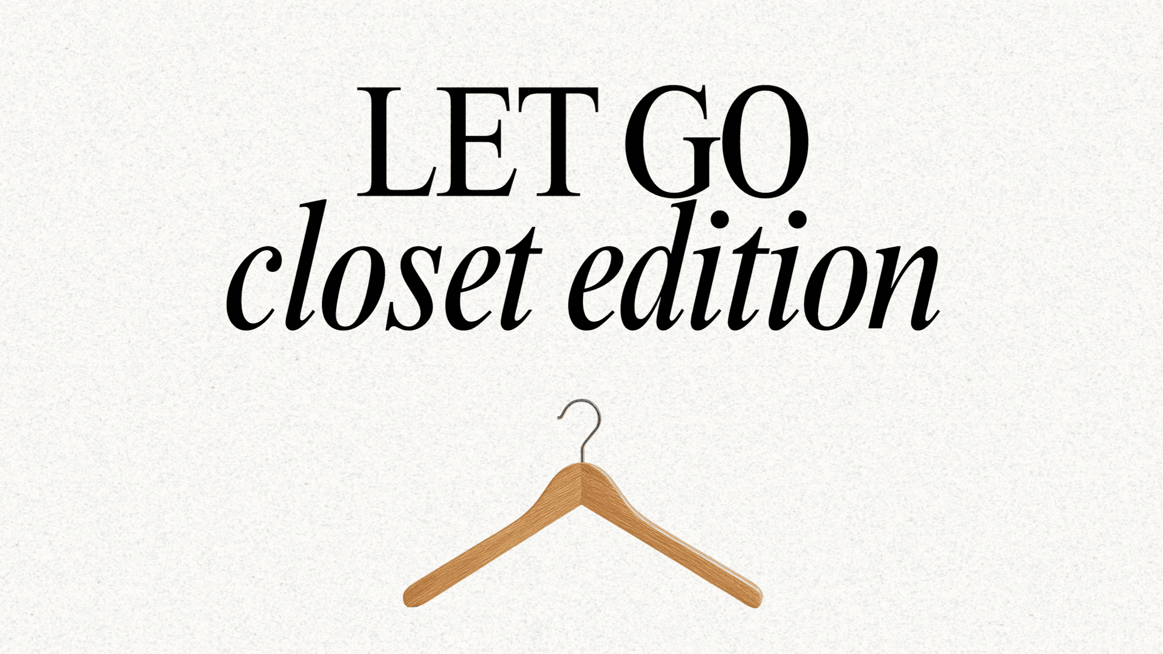 Free guide: Declutter your closet in 5 steps 