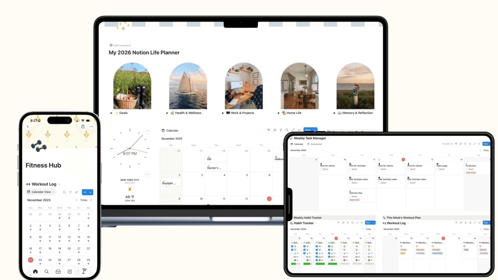 Notion Life Planner ✨