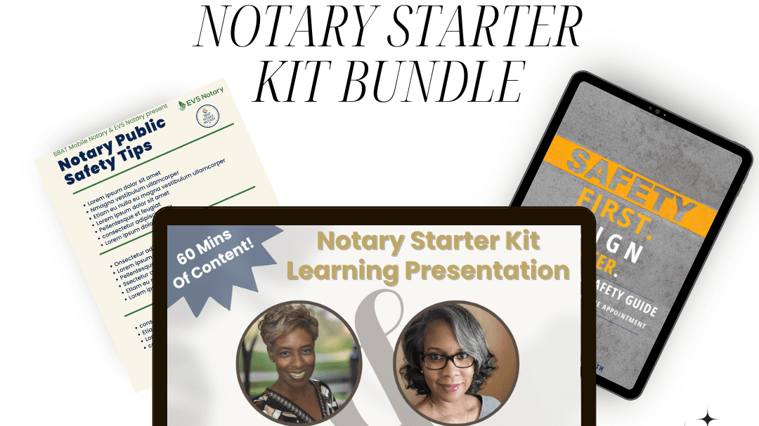 Get My Notary Starter Kit Bundle Now!