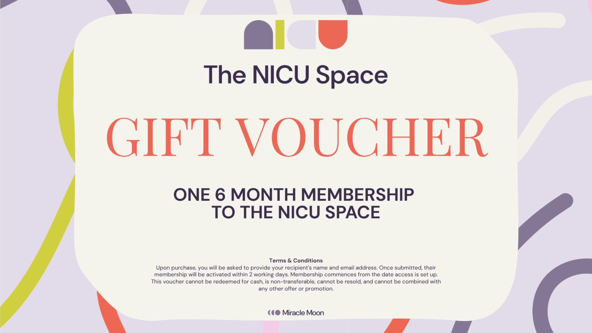 Gift a 6-Month NICU Space Membership