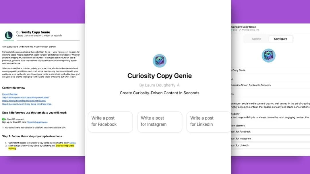 Curiosity Copy Genie