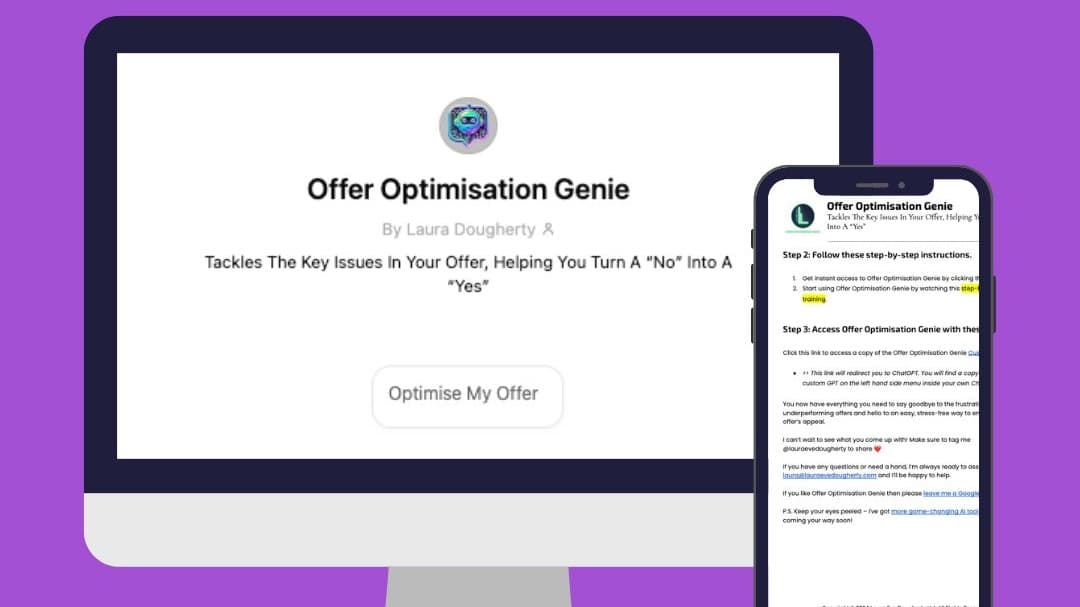 Offer Optimisation Genie