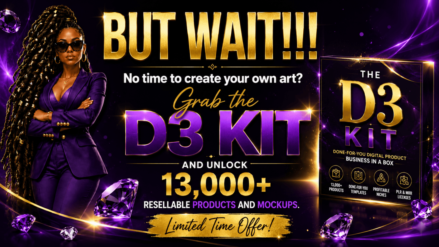 D³ Kit: 14,000+ Resellable Digital Files