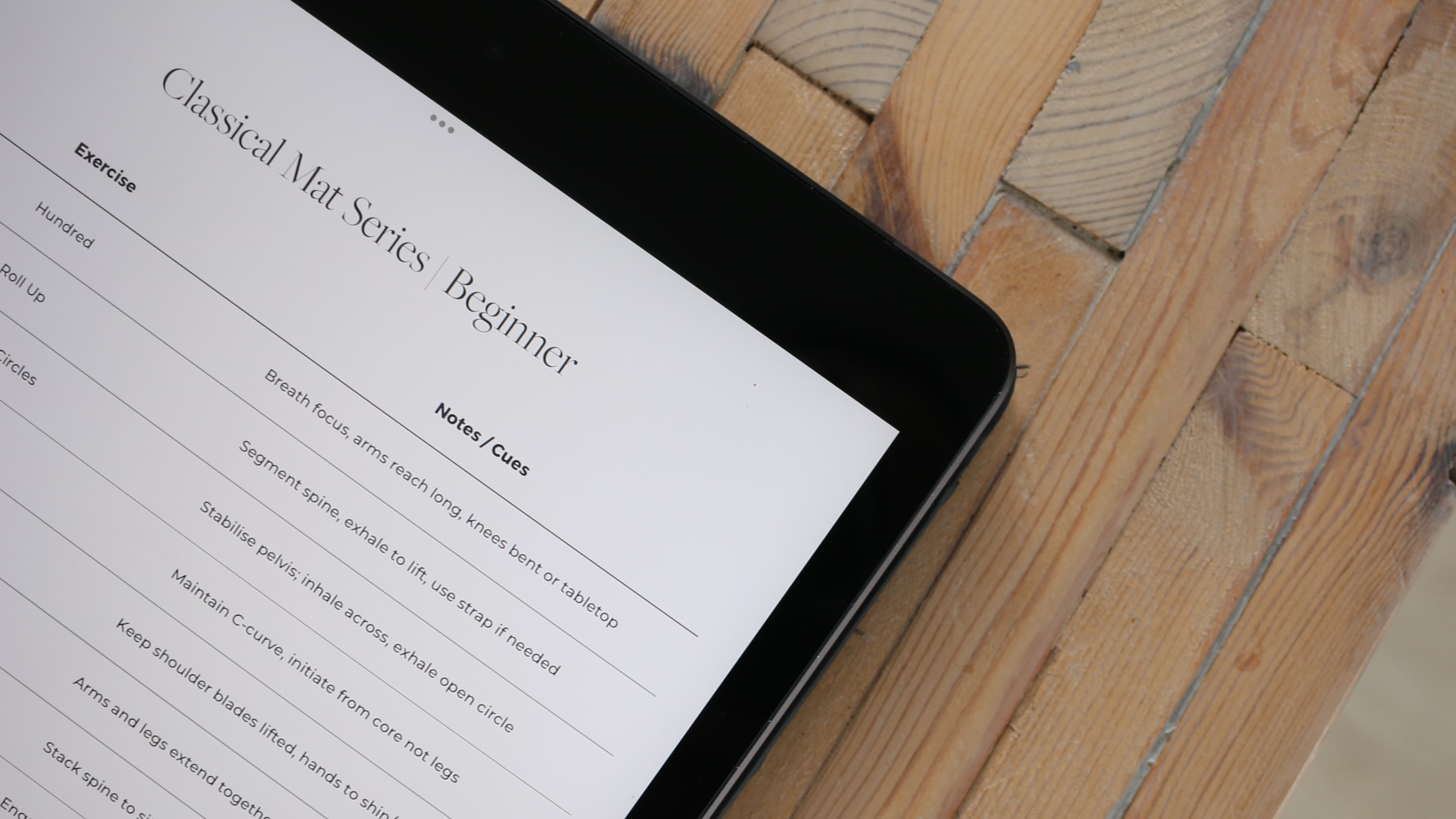 Classical Reformer Series Insert