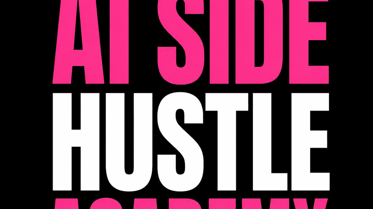 AI Side Hustle Academy INFLUENCER SPECIAL