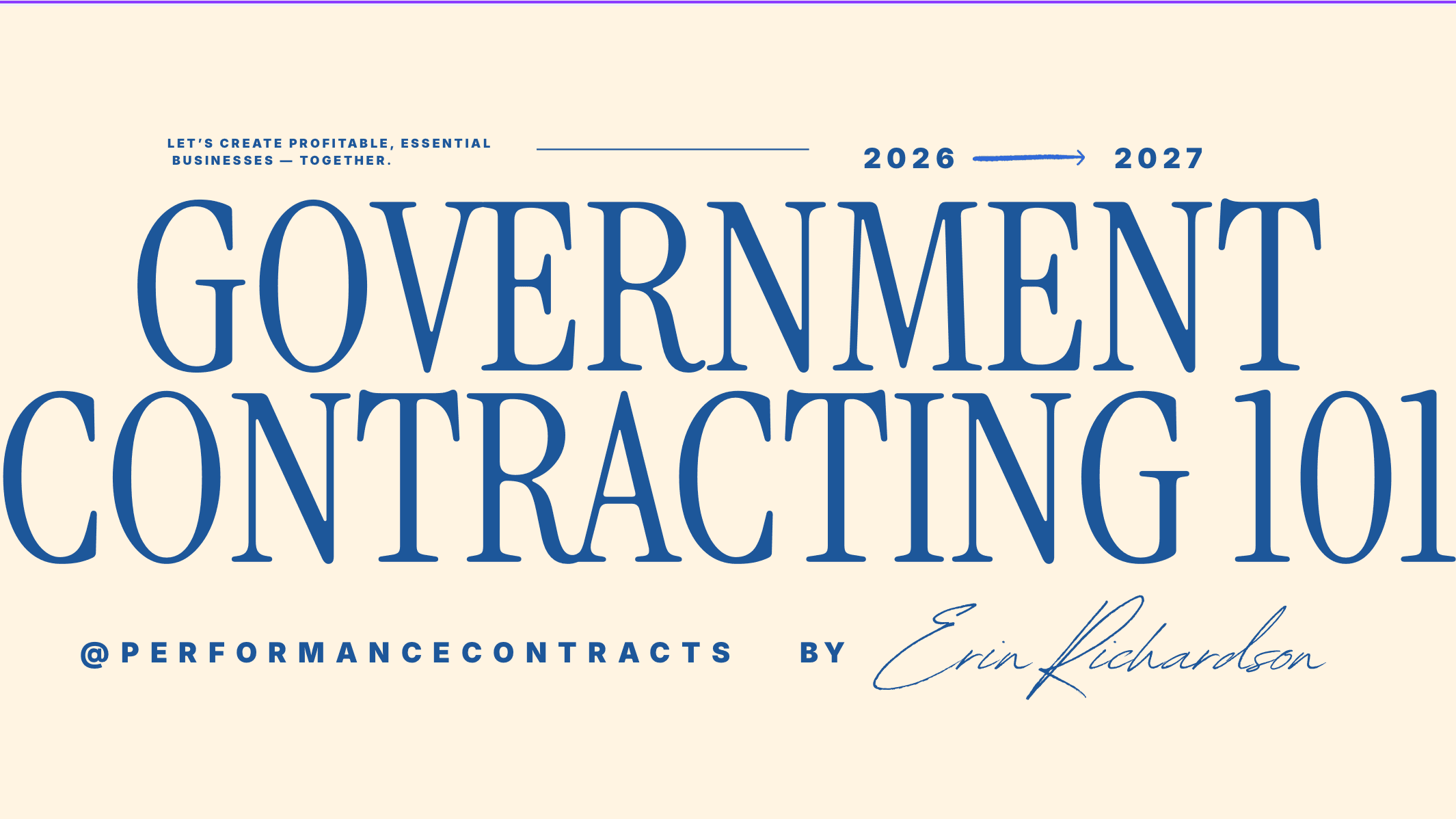 Government Contracting 101 ❆
