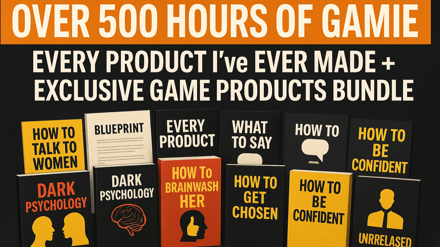 Game Bundle - All game products - courses - books
