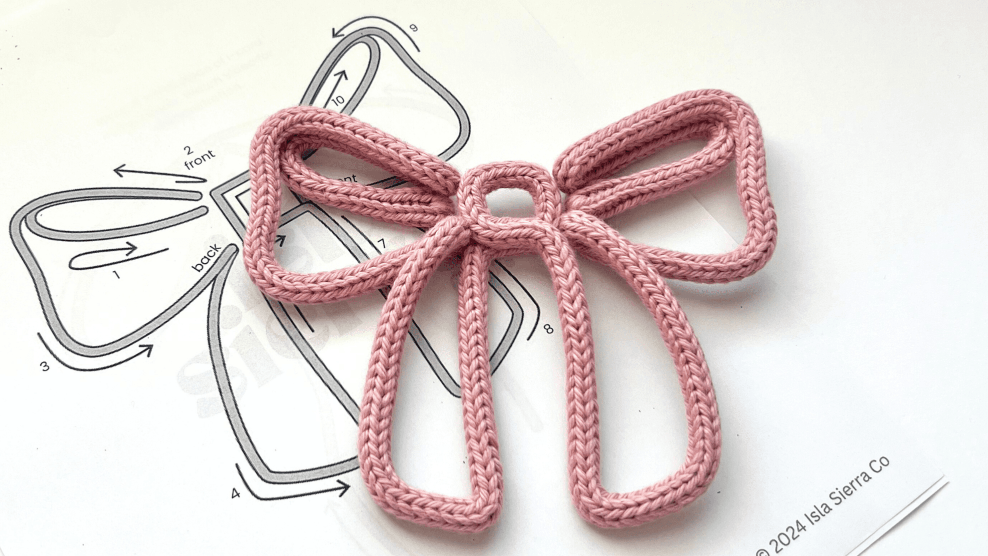 Knitted Wire Bows (Templates Only)