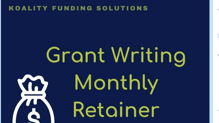 1:1 Monthly Grant Writing Retainer ⭐5