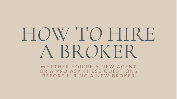 How to Hire a Broker for Agents