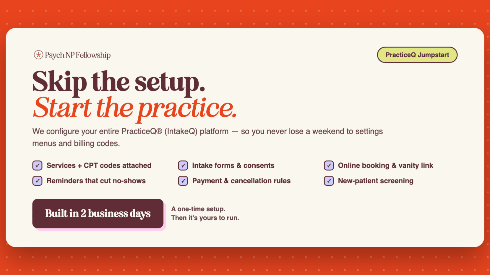 PracticeQ® Jumpstart 