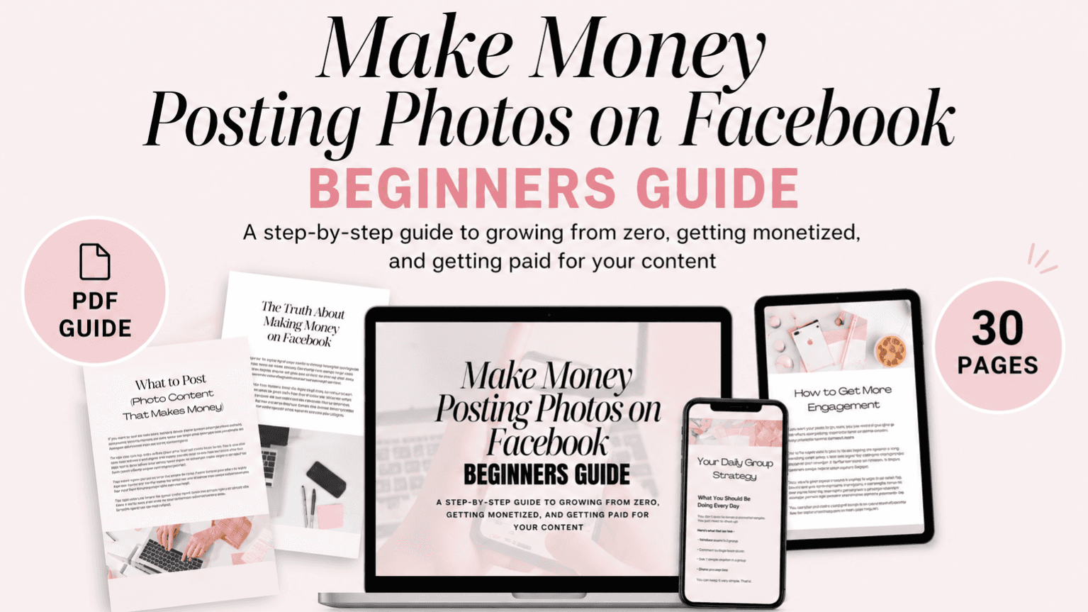 Make Money Posting Photos on Facebook