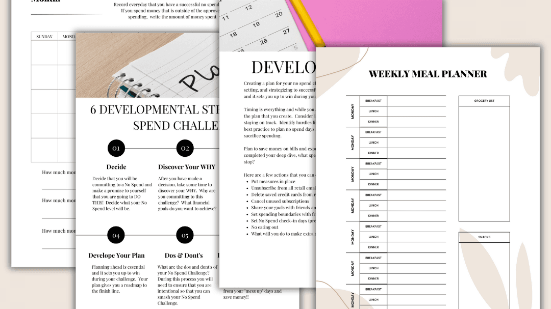 Get My Budget Treasures No Spend Workbook Now!