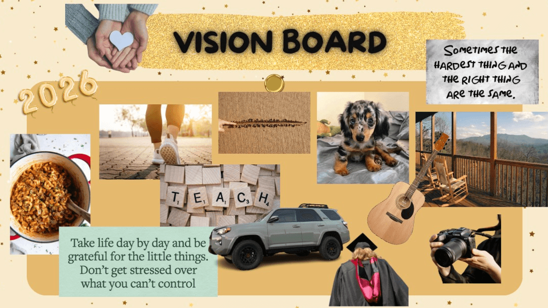 Ins and Outs + Vision Board Activity