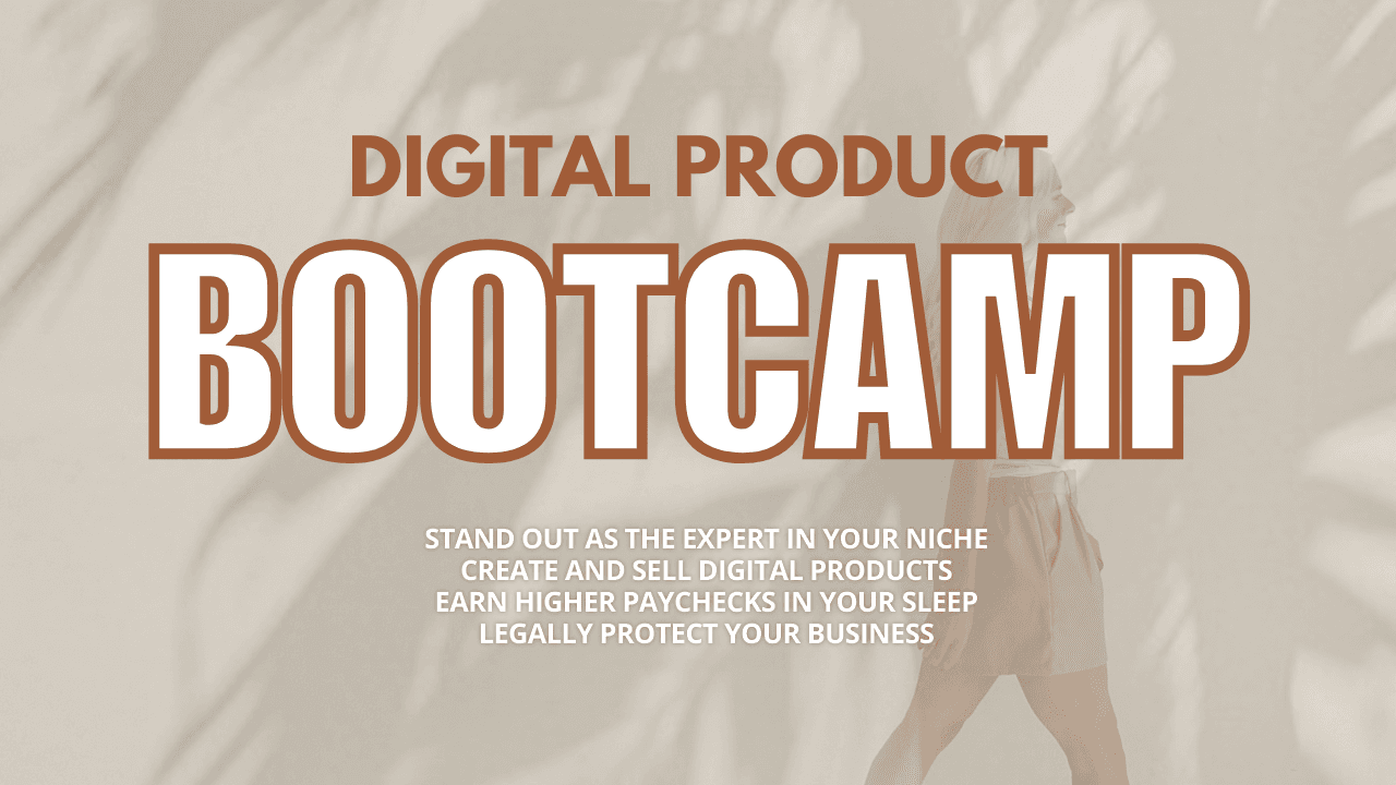 Digital Products Bootcamp™ Online Course