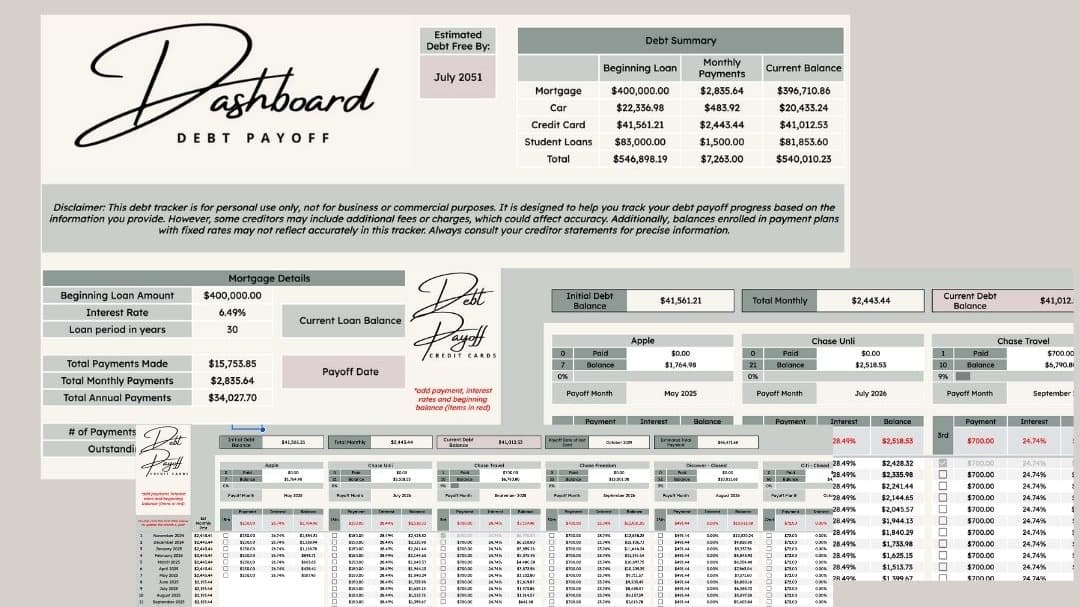 Debt Payoff Tracker
