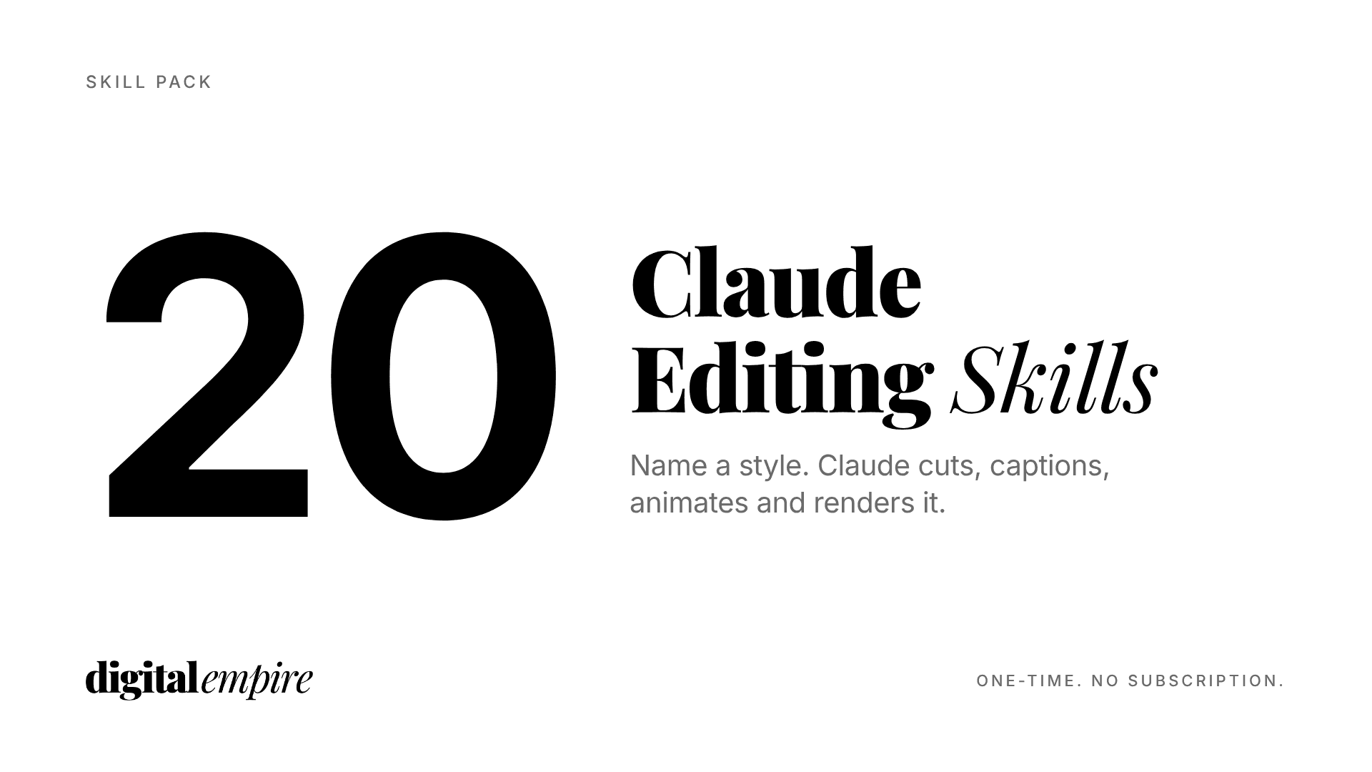 Claude Editing Skills: 20 Proven Edit Styles