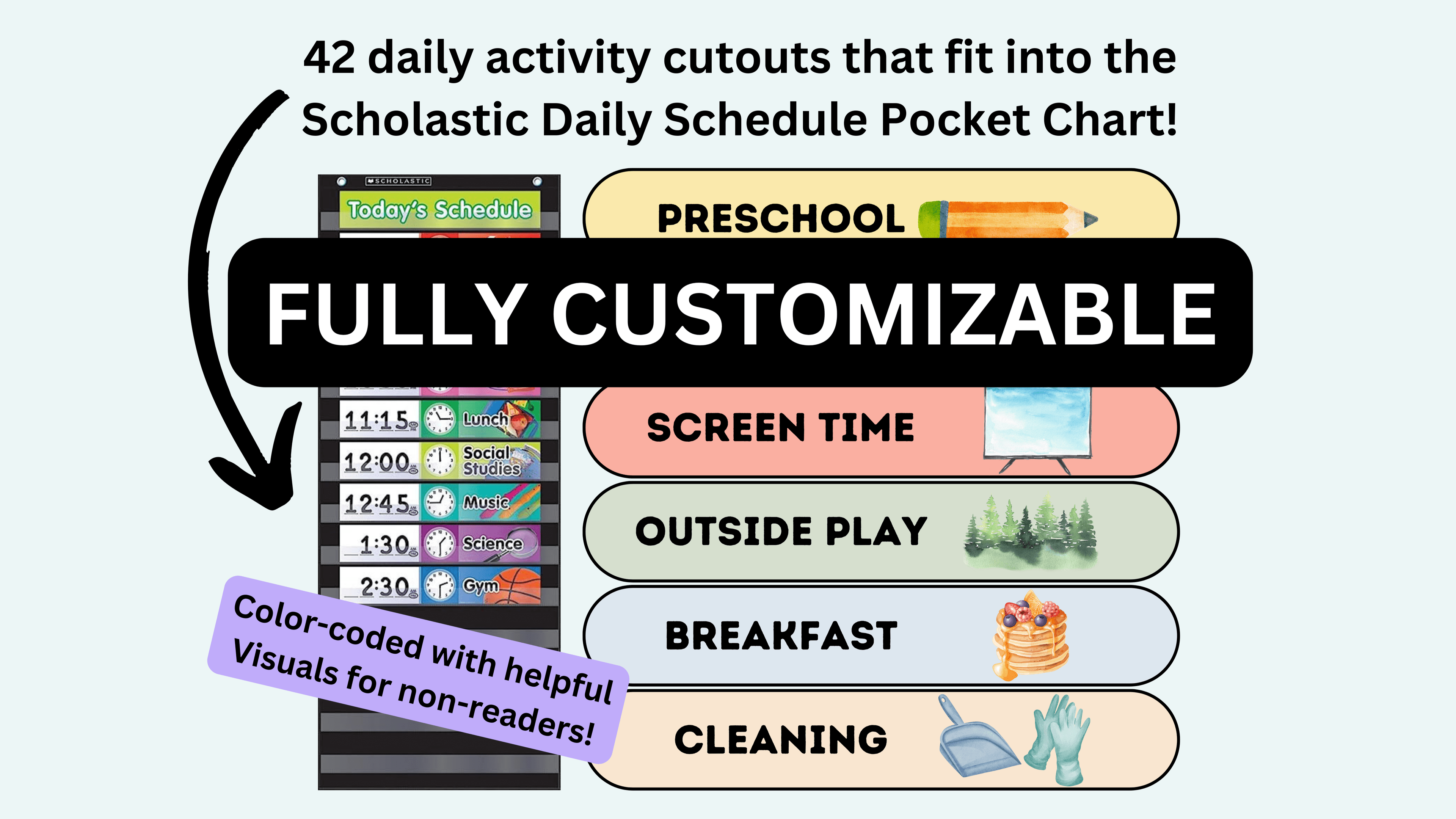 Editable Template- Daily Schedule