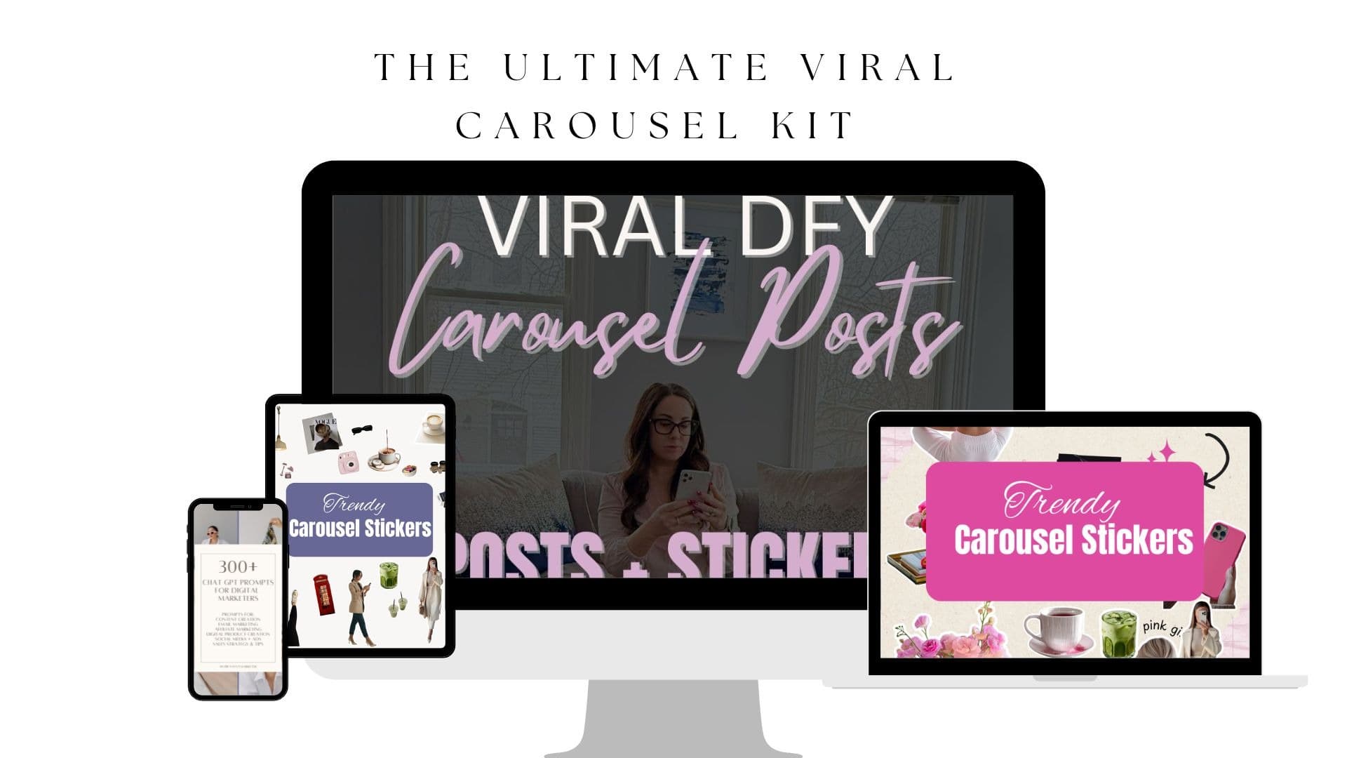 DFY Viral Carousel Kit + Stickers 