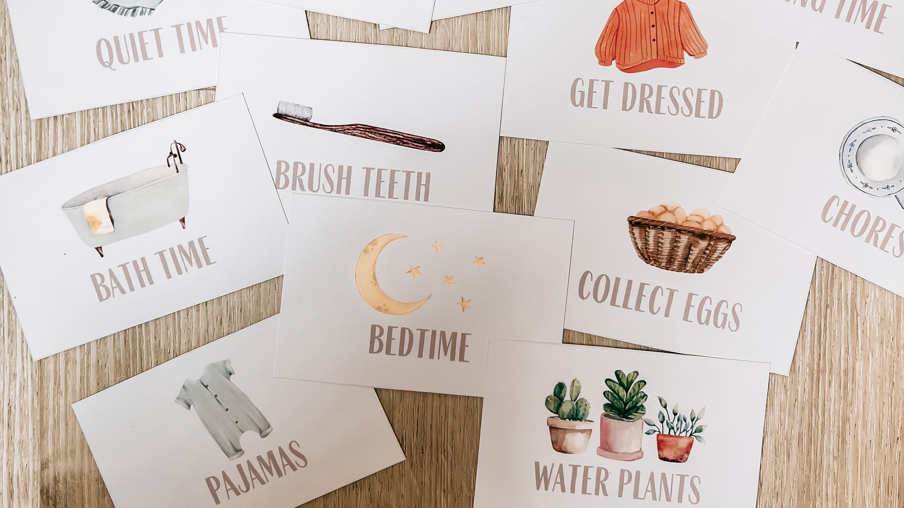 40+ Beautiful Daily Rhythm Cards 