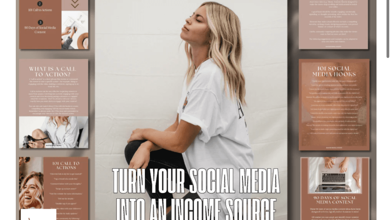 Turn Your Social Media Into An Income Source eBook