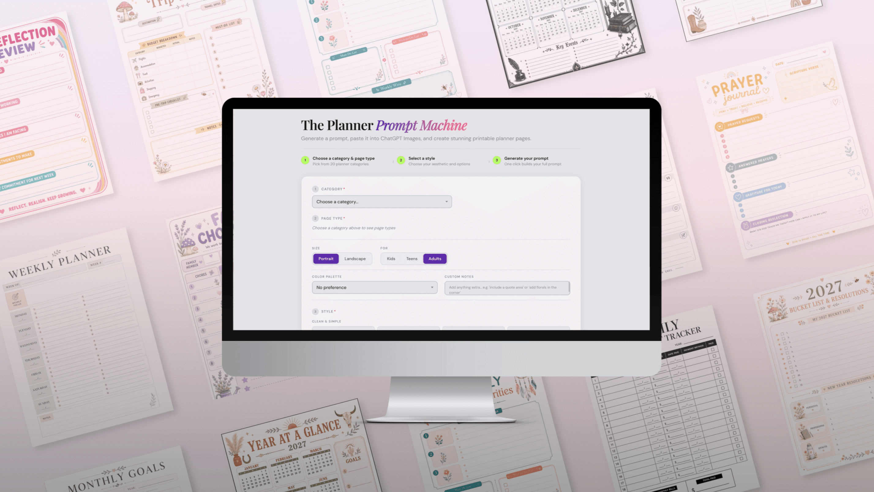 Planner Prompt Machine