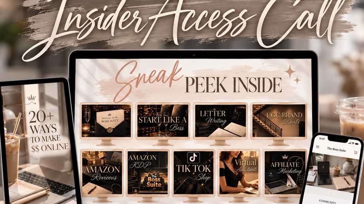 Boss Suite Insider Access Replay