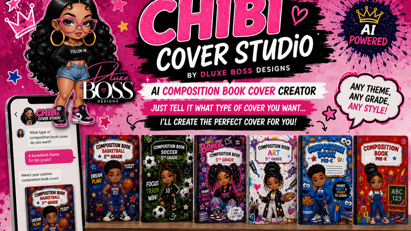Back-to-School Chibi Cover Generator *