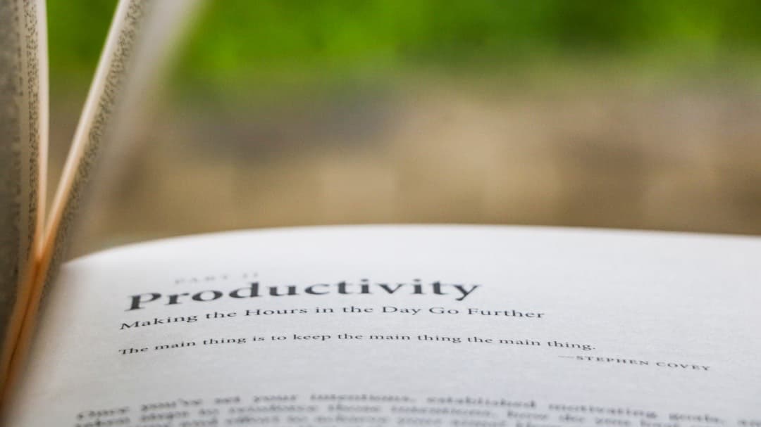 10 useful productivity tips 