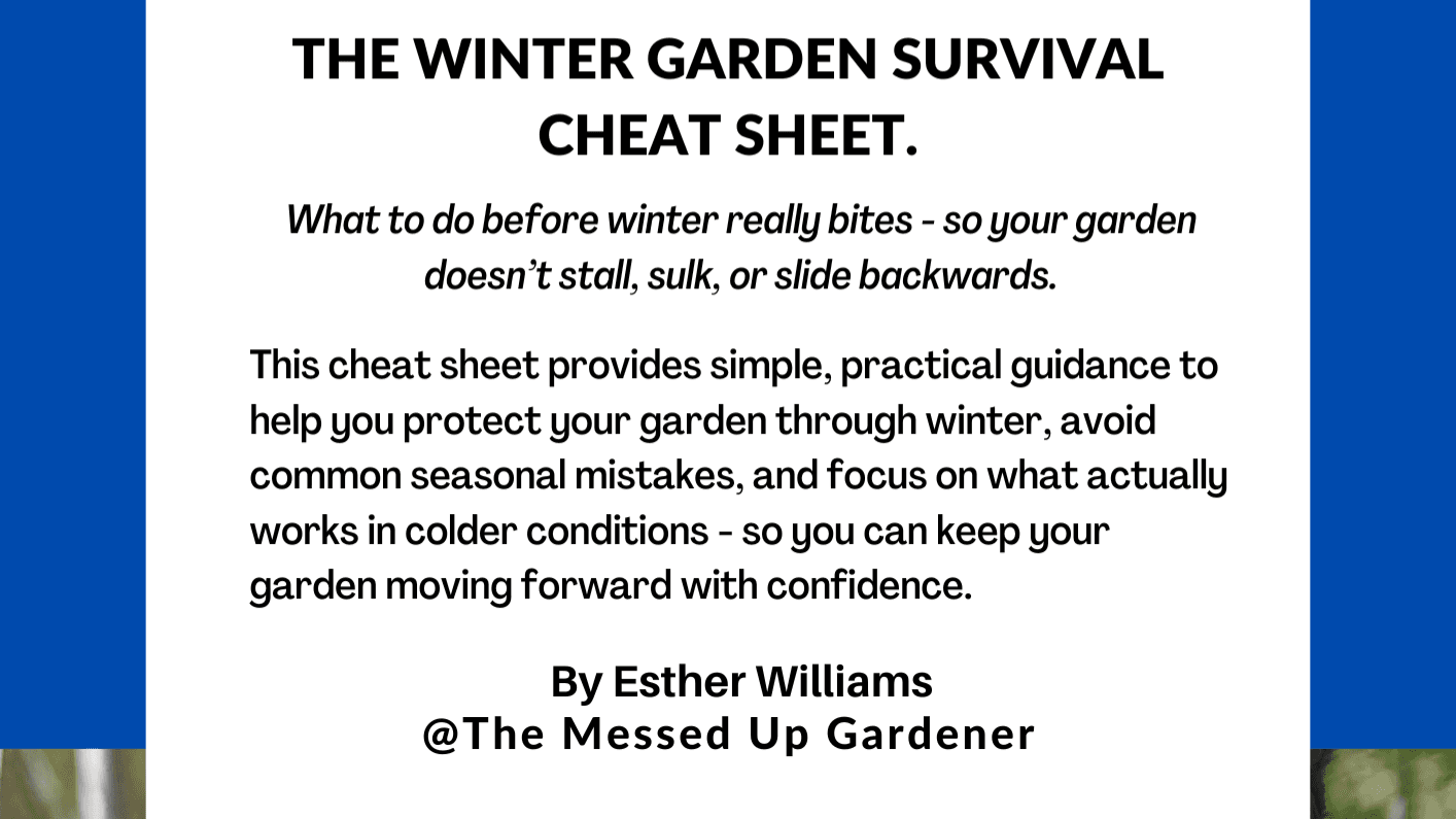 Winter Garden Survival Cheat Sheet