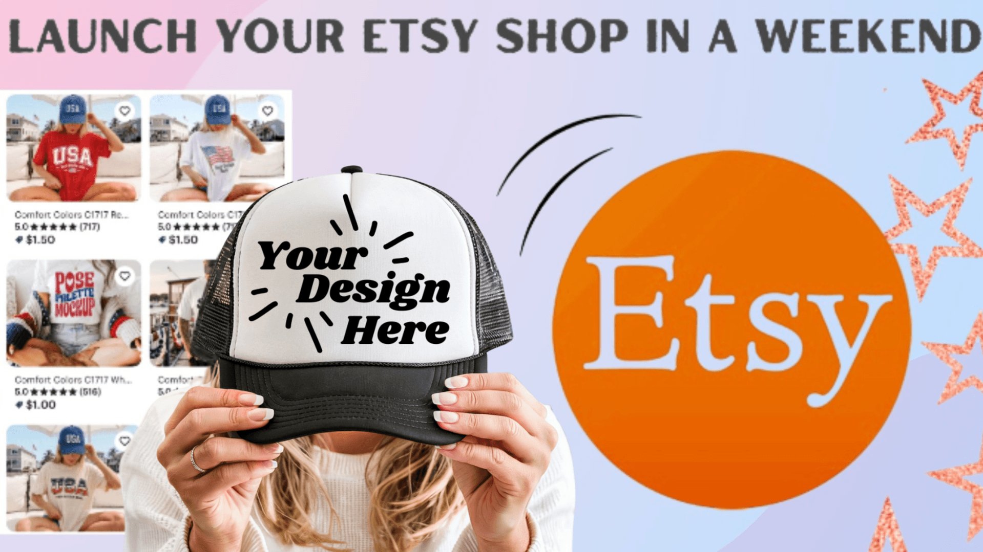 Launch Your Etsy Shop in a Weekend | 24hr SALE