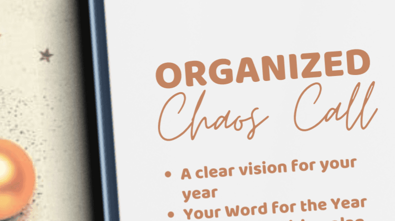 Give your NEW YEAR a FOUNDATION!