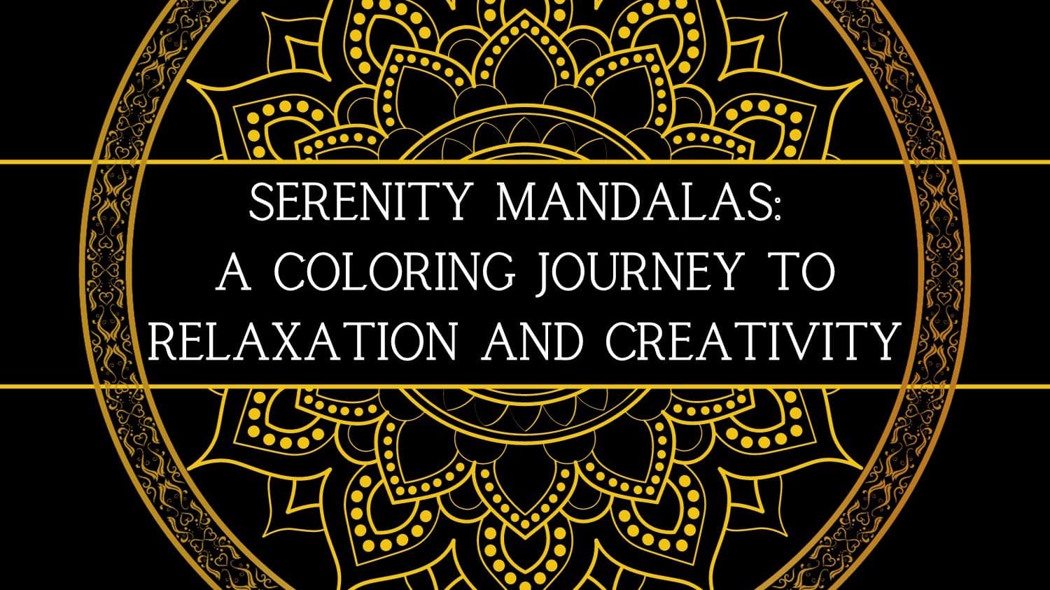 Get My Serenity mandalas Now!