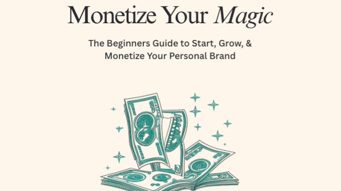 Monetize Your Magic E-Book