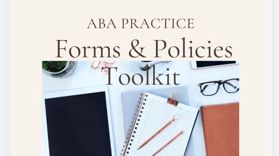ABA Practice Forms & Policies Toolkit