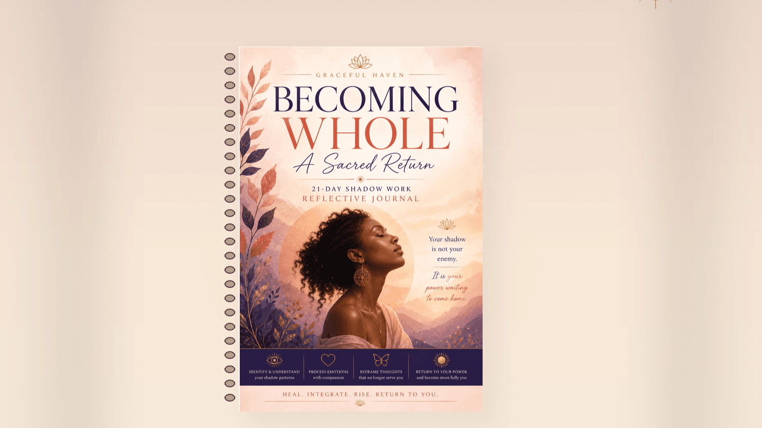 Becoming Whole™ — 21-Day Guided Journal | Printed 
